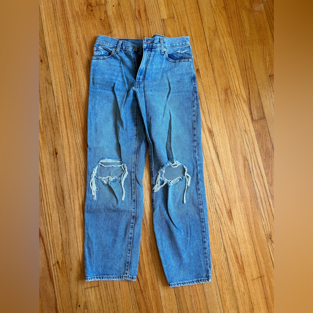 Light Blue Distressed Jeans